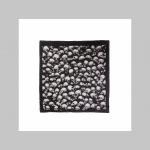 lebky - smrtky menšie - veľká čierna šatka materiál 100% bavlna rozmery 100x100cm
